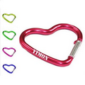 1 7/8" Heart Shape Aluminum Carabiners